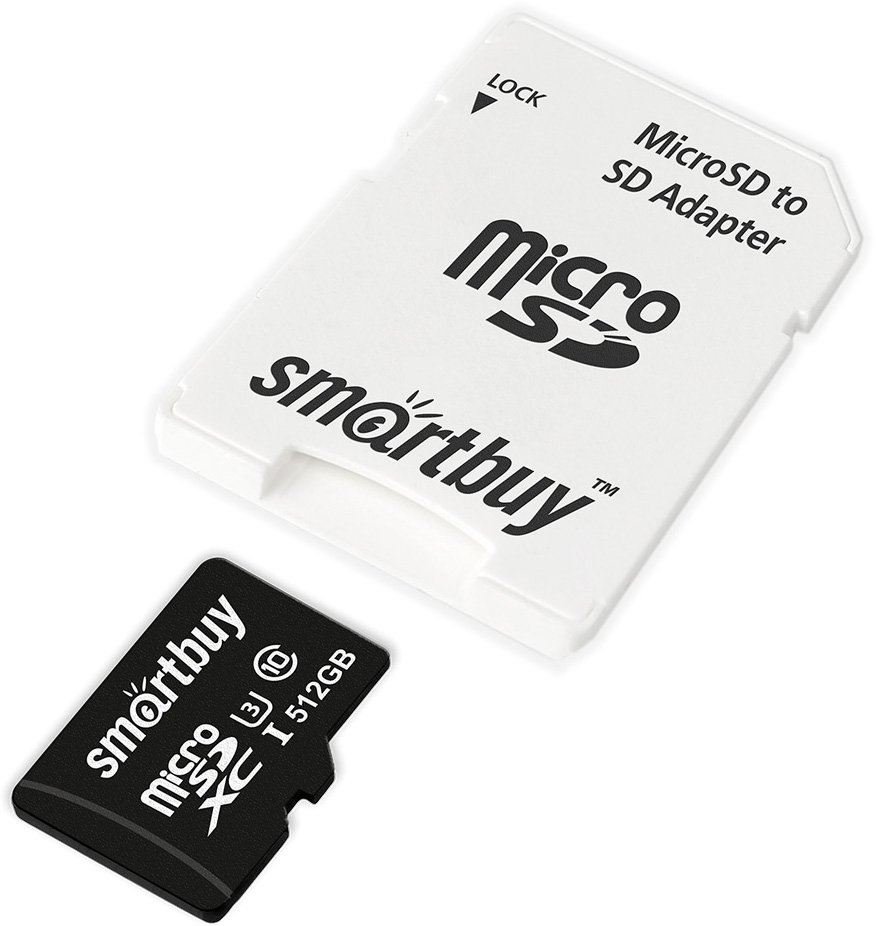 

Карта памяти SmartBuy microSDXC SB512GBSDCL10U3-01 512GB