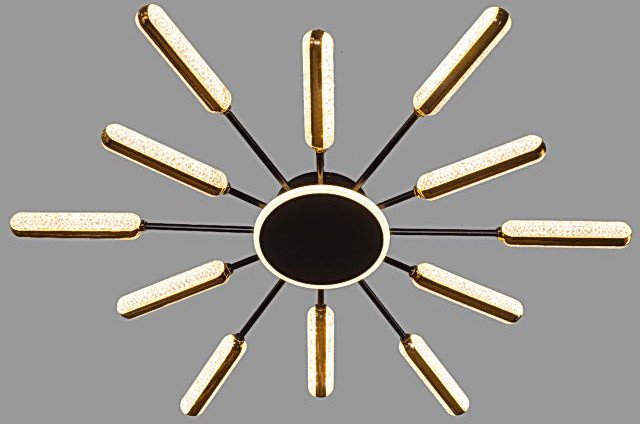 

Припотолочная люстра Aitin Pro H77265/6+6T (черный)