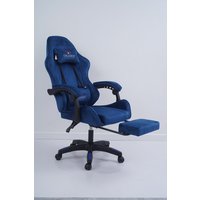 Игровое (геймерское) кресло Calviano 1584 (велюр, синий)