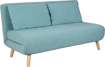 Диван DiArt Элли 1400 (велюр Selfie aquamarine/ножки светлые)