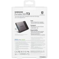 Внешний накопитель Samsung Portable SSD T3 1TB [MU-PT1T0B]