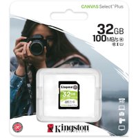 Карта памяти Kingston Canvas Select Plus SDHC 32GB