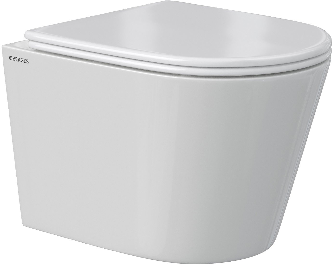 

Унитаз подвесной Berges Wasserhaus Vita Rimless 082255 (с сиденьем)