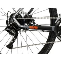 Велосипед Kross Evado 5.0 L 2025 (серо-черный)