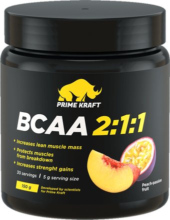 BCAA Prime Kraft BCAA 2:1:1 (150г, персик/маракуйя)