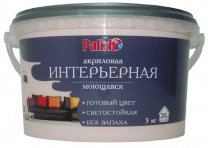 

Краска Palizh Интерьерная моющаяся 3.7 кг (барбарис)