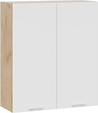 

Шкаф навесной Трия Габриэлла 1ВВ8 с двумя дверями (дуб крафт золотой/сноу)