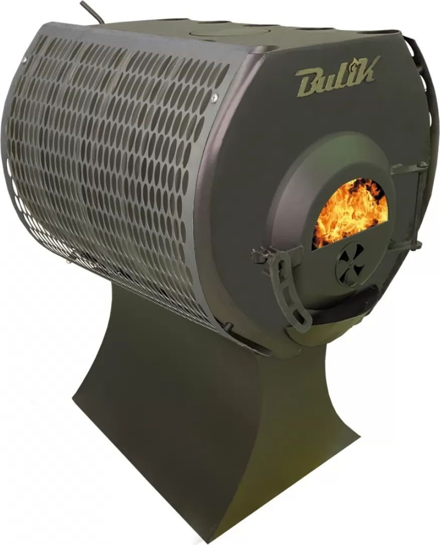 

Банная печь Березка BuliK 400 Plus с экранами, дверца со стеклом