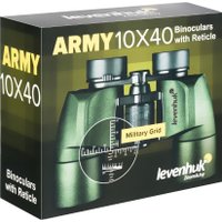 Бинокль Levenhuk Army 10x40 с сеткой 81932