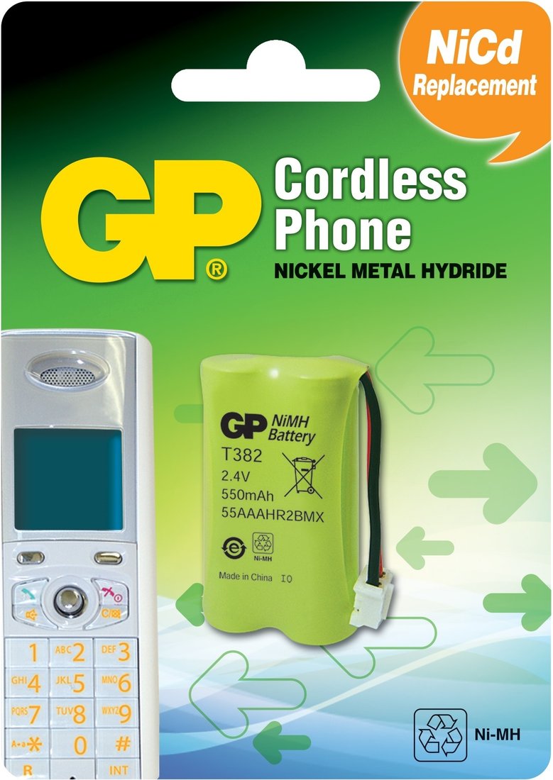 

Аккумулятор GP T382 550mAh BP