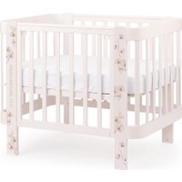 Кроватка-трансформер Happy Baby Mommy Love с расширителем 95026 (pink)