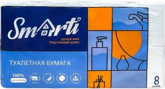 Туалетная бумага Smarti 3-слойная (8 шт)