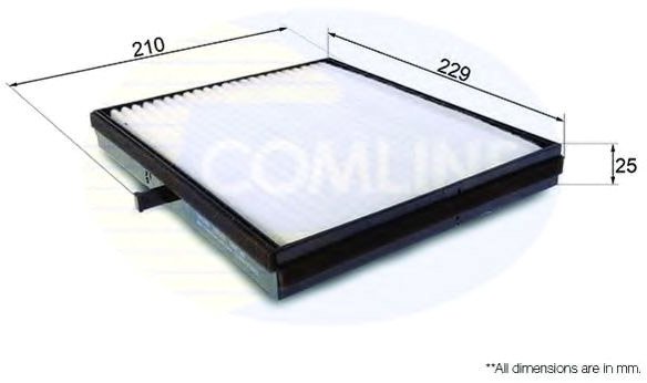 

Салонный фильтр Comline EKF256