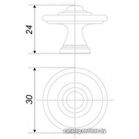 Ручка мебельная Boyard Dolce RC530RCHMP.1