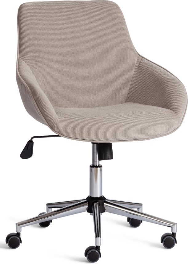 

Офисное кресло TetChair Dublin хром/вельвет (серый)