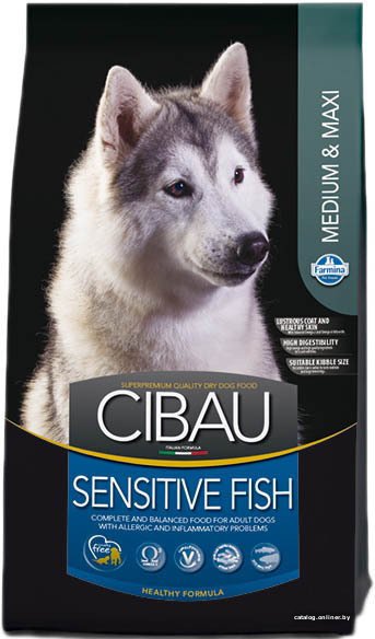 Сухой корм для собак Cibau Sensitive Fish Medium & Maxi (Рыба) 12 кг