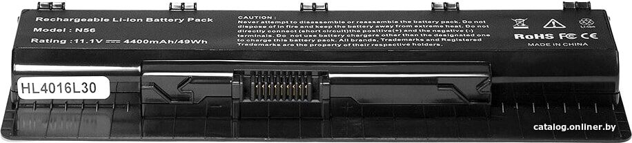 Аккумуляторы для ноутбуков ASUS N46, N56, N76 Series 10.8V 4400mAh