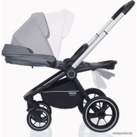 Универсальная коляска Rant MOWbaby Zoom PU (2 в 1, silver grey)