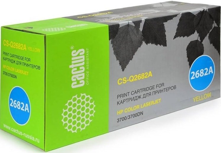 

Картридж CACTUS CS-Q2682AV (аналог HP 311A Yellow)