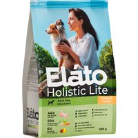 Сухой корм для собак Elato Holistic Lite Для мелких пород собак с курицей и индейкой (500 г)