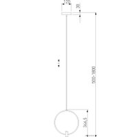 Подвесная люстра Евросвет 50257/1 LED латунь