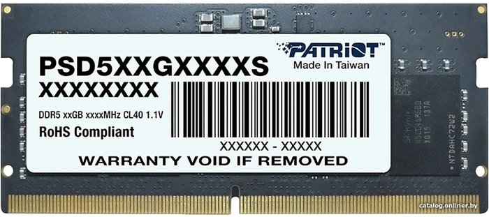 Patriot Signature Line 8ГБ DDR5 5600 МГц PSD58G560041S