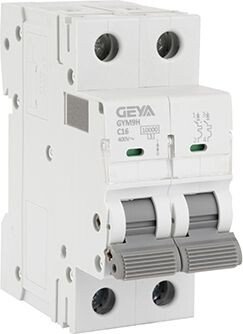 

Выключатель автоматический GEYA GYM9H-2P-16C 2P 16A C 10kA 2M GYM9H2P16C