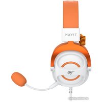 Наушники Havit Gamenote H2002e (белый/оранжевый)