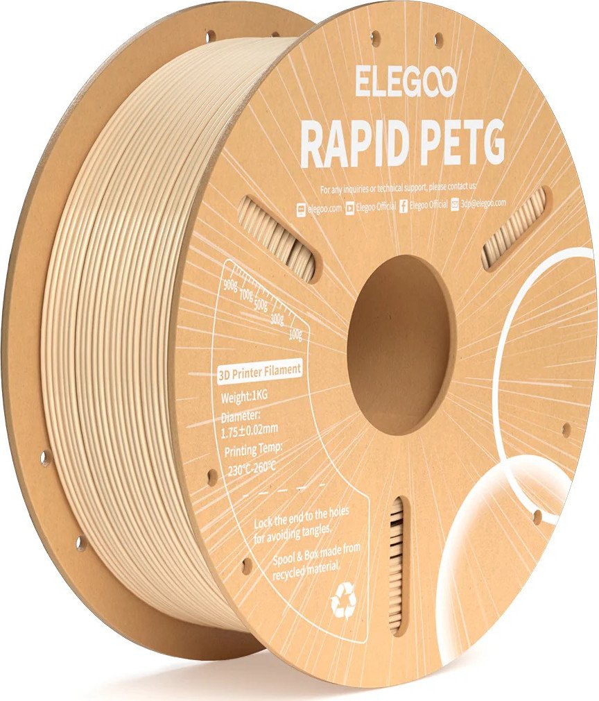 Филамент Elegoo Petg Rapid 50.203.0311 (1кг, бежевый)