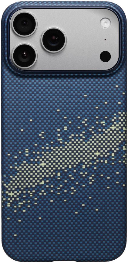 

Чехол для телефона Pitaka Ultra-Slim для iPhone 17 Pro (MILKY WAY GALAXY)