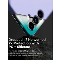 Чехол для телефона Ringke Silicone Magnetic для Galaxy S25 Lavender