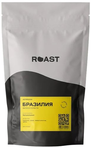 Roast Бразилия Велосо Колекта, помол эспрессо крупно, 1000 г