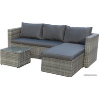 Набор садовой мебели Garden Story Окланд GS004 (ротанг серый/серый)