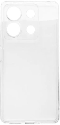 KST Silicone Cover для Poco M6 Pro/Xiaomi Redmi Note 13 Pro 4G (прозрачный)