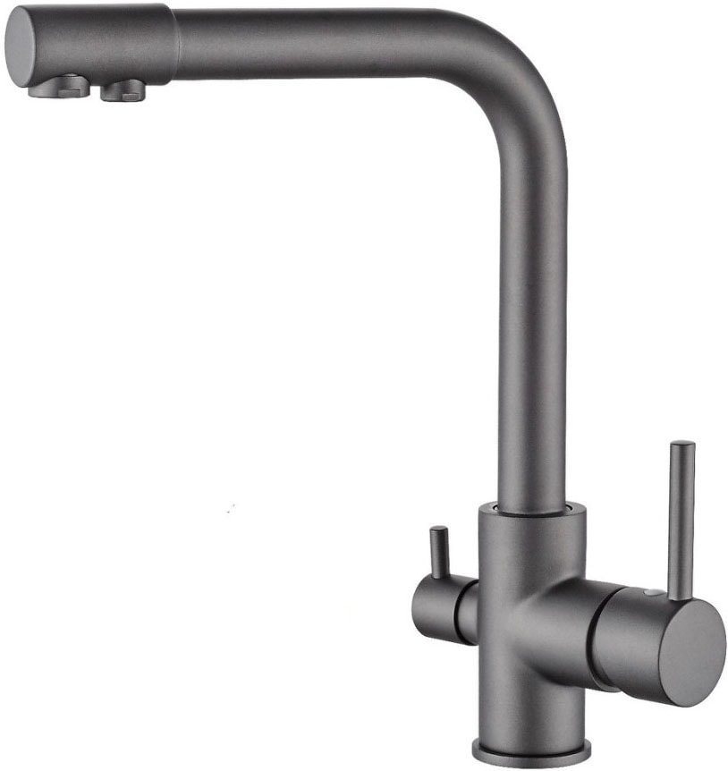 

Смеситель Ledeme L4055U-3 (серый)
