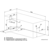 Ванна Aquanet West 160x70 (со шторкой)