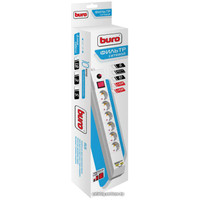 Сетевой фильтр Buro BU-SP3-USB-2A-W