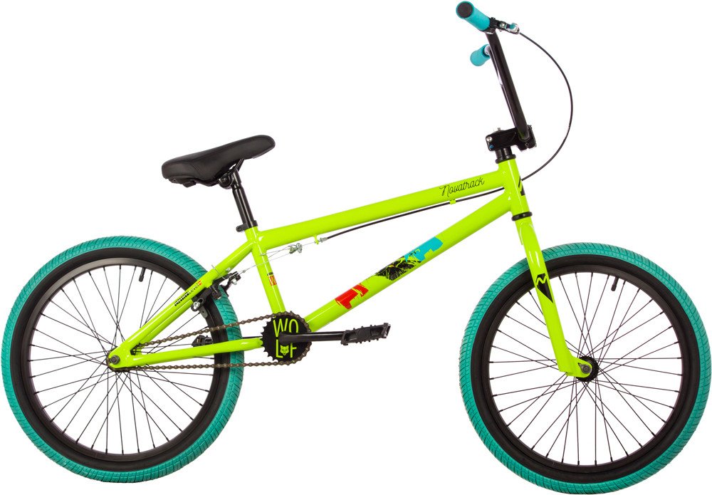 

Велосипед Novatrack Wolf 2023 20BMX.WOLF.GN23 (зеленый)