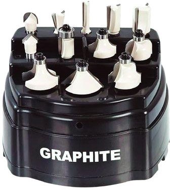 

Набор оснастки для электроинструмента GRAPHITE 57H210 12 предметов