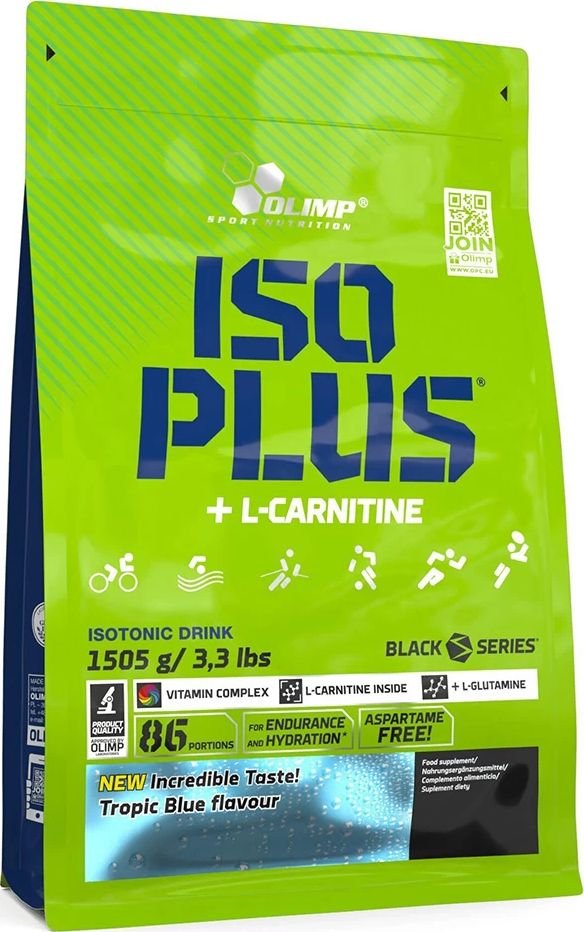 

Изотоник Olimp Iso Plus Powder (1505 г, тропик)