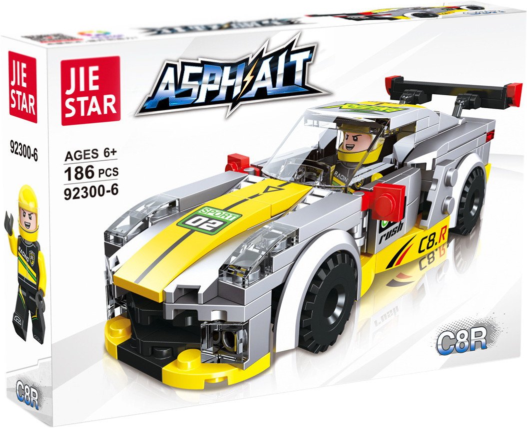 

Конструктор JIE-STAR Asphalt 92300-6 Гоночный автомобиль