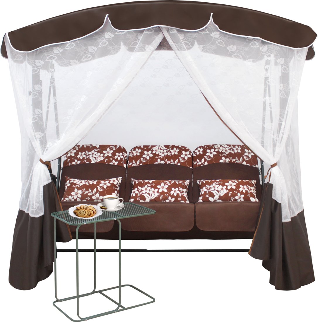 

Садовые качели Arno-Werk Элегант Премиум со столиком 2016-КД-45/П (шоколадный)