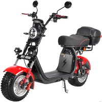 Электроскутер White Siberia CityCoco WS-PRO 2500w 21Ah (с красными брызговиками)