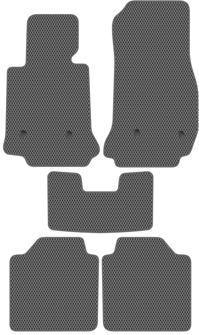 

Комплект ковриков для авто Alicosta BMW 3-Series Gran Turismo VI (хэтчбек 5 дв / F34) 2013 - 2020 (серый, ромб)