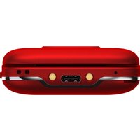 Кнопочный телефон Maxvi E5 up (красный)