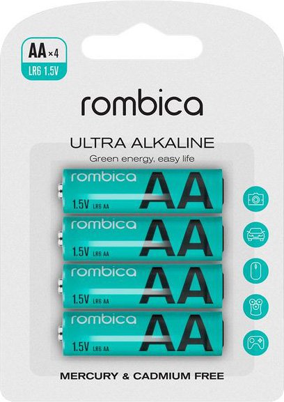 

Батарейка Rombica Ultra Alkaline AA LR6 4 шт.