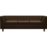 Софа Brioli Дедрик Д трехместный (рогожка, J5 коричневый)