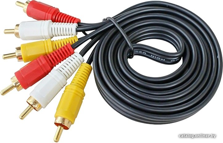 Кабель USBTOP 3 RCA позолоченные разъемы 5 м
