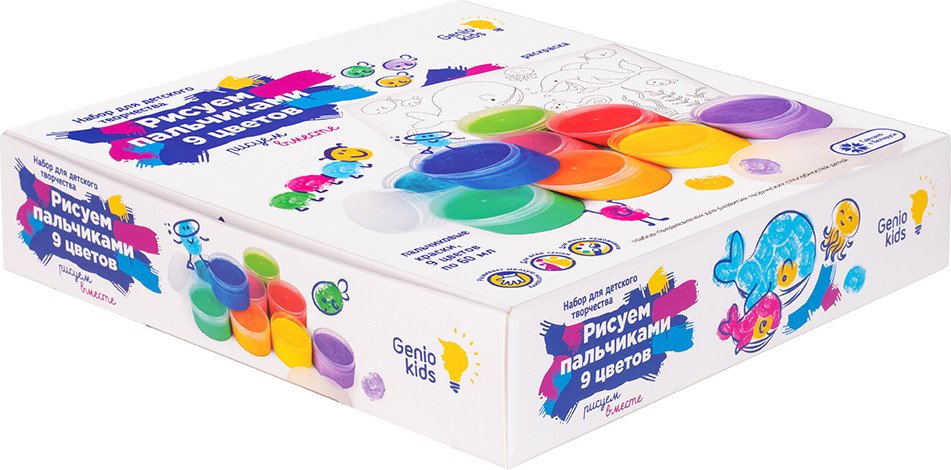 

Набор для рисования Genio Kids Рисуем пальчиками TA1417