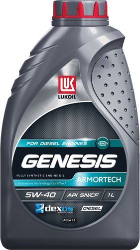 Лукойл Genesis Armortech Diesel 5W-40 1л